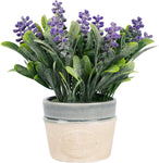 Artificial Lavender Potted Plants with Rope, 9 X 3.7 X 3.7 in-le-home-chic.myshopify.com-FLOWERS