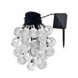 Solar Straw Hat Lamp Beads Bubble Ball - Warm White Light-le-home-chic.myshopify.com-GARDEN LIGHTS
