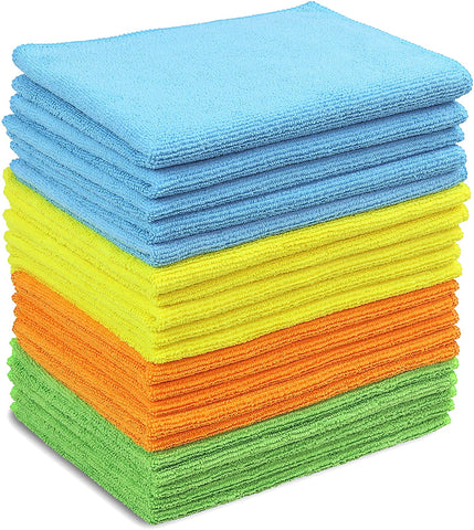 50 Pack - SimpleHouseware Microfiber Cleaning Cloth (12" x 16")-le-home-chic.myshopify.com-TOWELS
