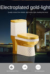 French Style Gold Toilet Personality Art-le-home-chic.myshopify.com-GOLD TOILET
