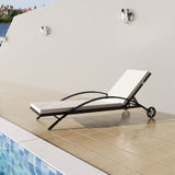 Sun Lounger Poly Rattan Outdoor Bed Chaise-le-home-chic.myshopify.com-OUTDOOR SEATING