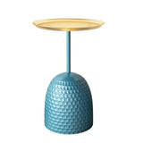 Luxury Living Room Sofa Round Side Table - Nano Gold-le-home-chic.myshopify.com-END TABLES GOLD