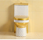 French Style Gold Toilet Personality Art-le-home-chic.myshopify.com-GOLD TOILET